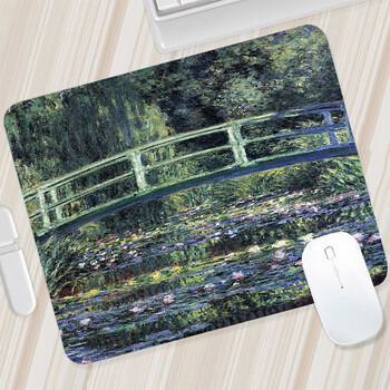 Claude Monet Art Small Mouse Pad Gaming Mousepad PC Gamer Mouse Mat Υπολογιστή γραφείου Πληκτρολόγιο Mat Desk Pad Laptop Mausepad