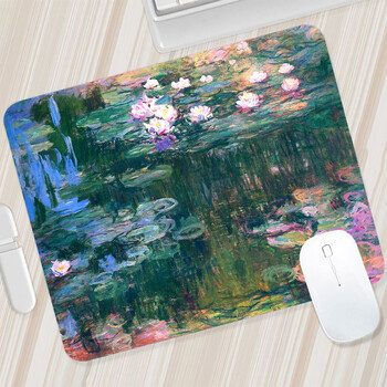 Claude Monet Art Small Mouse Pad Gaming Mousepad PC Gamer Mouse Mat Υπολογιστή γραφείου Πληκτρολόγιο Mat Desk Pad Laptop Mausepad