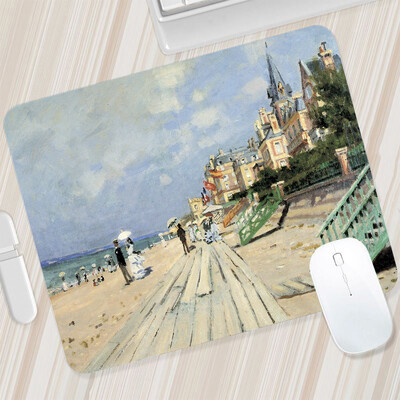 Claude Monet Art Mic Mouse Pad Gaming Mousepad PC Gamer Mouse Mat Computer Office Pad Tastatură Mat Birou Pad Laptop Mausepad
