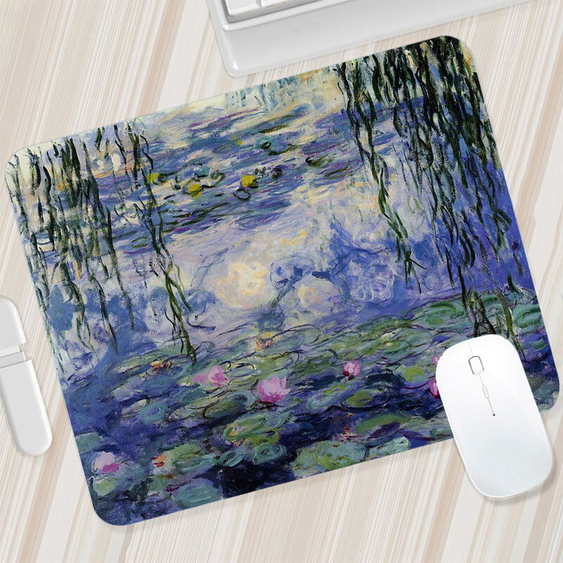 Claude Monet Art Mic Mouse Pad Gaming Mousepad PC Gamer Mouse Mat Computer Office Pad Tastatură Mat Birou Pad Laptop Mausepad