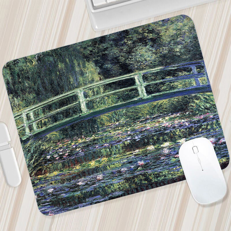 Claude Monet Art Mic Mouse Pad Gaming Mousepad PC Gamer Mouse Mat Computer Office Pad Tastatură Mat Birou Pad Laptop Mausepad