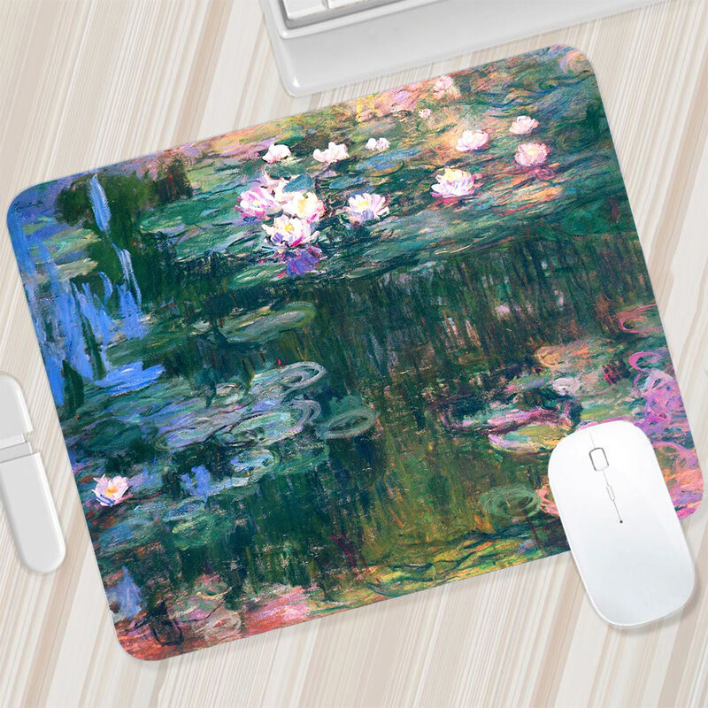 Claude Monet Art Mic Mouse Pad Gaming Mousepad PC Gamer Mouse Mat Computer Office Pad Tastatură Mat Birou Pad Laptop Mausepad