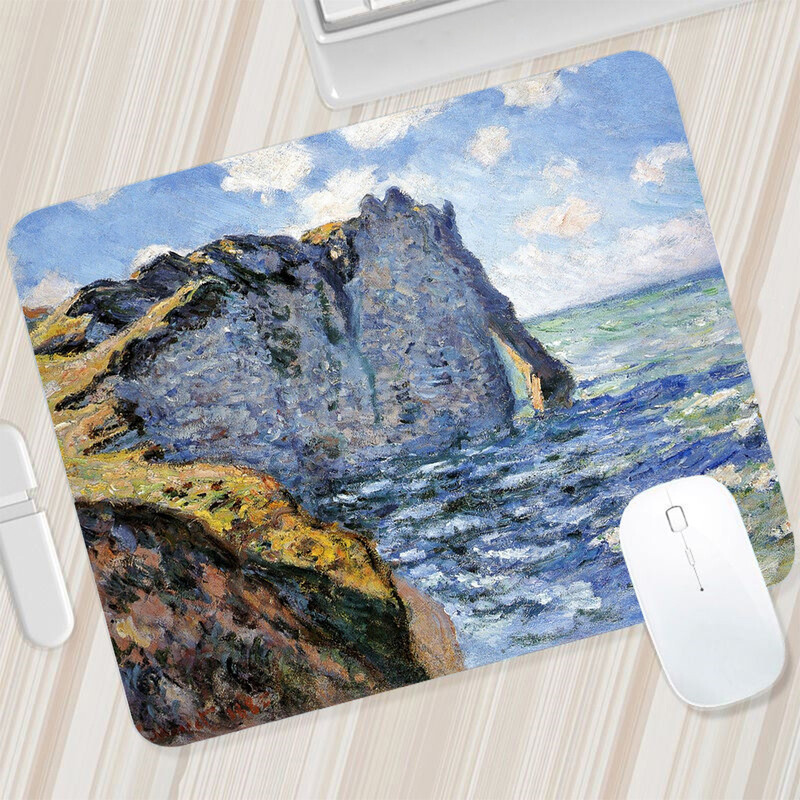 Claude Monet Art Mic Mouse Pad Gaming Mousepad PC Gamer Mouse Mat Computer Office Pad Tastatură Mat Birou Pad Laptop Mausepad