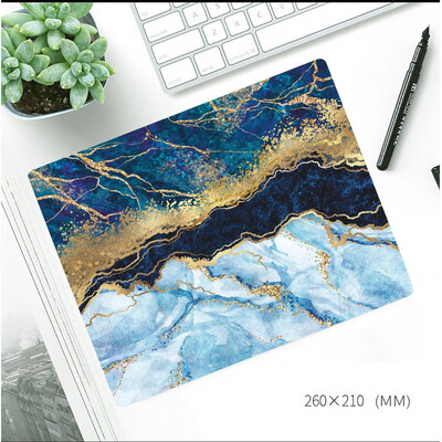 Ins Flower Style Mouse Pad îngroșat anti-alunecare Mese de birou Covoraș de birou Stil pictură în ulei Covor mouse-ul cu bază de cauciuc Pad de birou