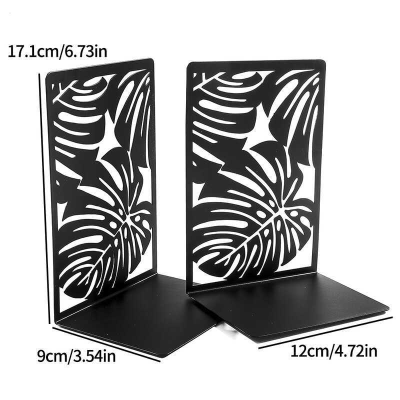 Crni držači za knjige od bambusa Turtleback - L teška stolna polica za knjige, ured za radnu sobu, ukrasni dar za knjiške moljce