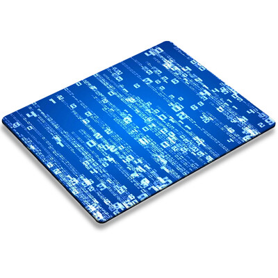 Mause Pad Gamer Rug Matrix Binary Code Mouse Pads Deskmat Desktop Stol Mat Pc Gaming Computer Desk Protector Kawaii Accessories