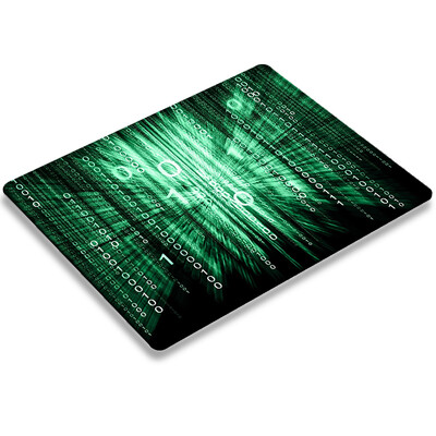 Mause Pad Gamer Rug Matrix Binary Code Mouse Pads Deskmat Desktop Stol Mat Pc Gaming Computer Desk Protector Kawaii Accessories