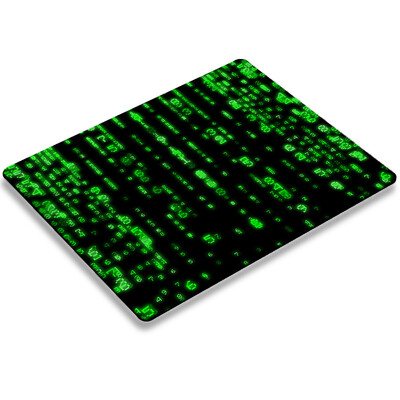 Mause Pad Gamer Rug Matrix Binary Code Mouse Pads Deskmat Desktop Stol Mat Pc Gaming Computer Desk Protector Kawaii Accessories