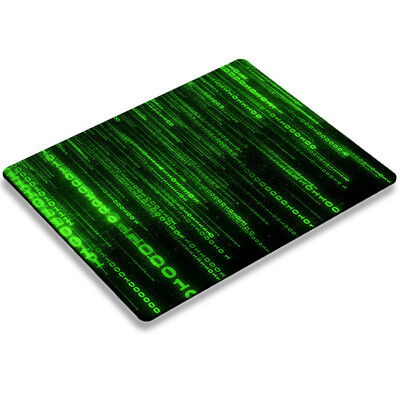 Mause Pad Gamer Rug Matrix Binary Code Mouse Pads Deskmat Desktop Stol Mat Pc Gaming Computer Desk Protector Kawaii Accessories