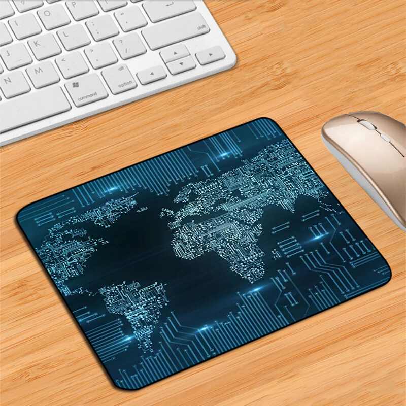 Mause Pad Gamer Rug Matrix Binary Code Mouse Pads Deskmat Desktop Stol Mat Pc Gaming Computer Desk Protector Kawaii Accessories