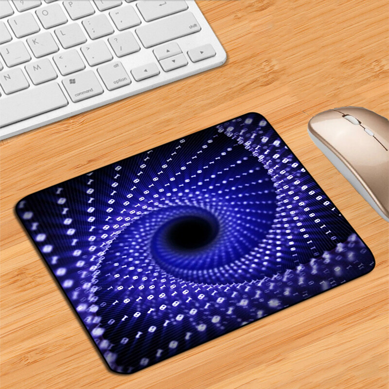 Mause Pad Gamer Rug Matrix Binary Code Mouse Pads Deskmat Desktop Stol Mat Pc Gaming Computer Desk Protector Kawaii Accessories