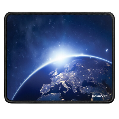 EXCO Gaming Mouse Pad Small with Stitched Edge Smooth Cloth Office Cute Mousepad Неплъзгаща се гумена основа за компютър лаптоп