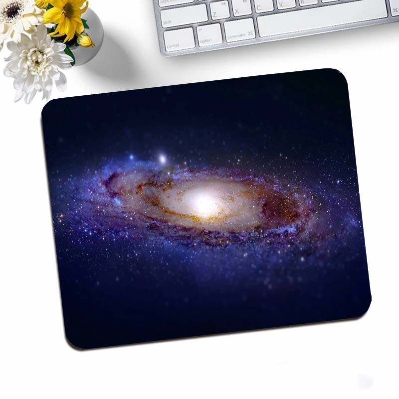 Galaxy Small Gaming Mouse Pad Deskmat Gumena podloga protiv klizanja Anime Mousepad Pc Dodaci Desk Protector Kawaii Slatki jastučići za tipkovnicu