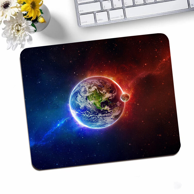 Galaxy Small Gaming Mouse Pad Deskmat Gumena podloga protiv klizanja Anime Mousepad Pc Dodaci Desk Protector Kawaii Slatki jastučići za tipkovnicu
