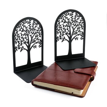 Black Tree of Life Desktop Book Ends Office Desktop Home Bookend Δώρο για το Book Loves Office Desktop Iron Book Rack