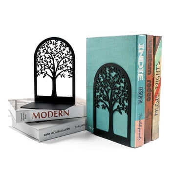 Black Tree of Life Desktop Book Ends Office Desktop Home Bookend Δώρο για το Book Loves Office Desktop Iron Book Rack