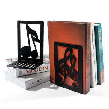 Flatware Book Ends Bring Heavy Duty Metal Bookends Desktop Office Home for Book Lovers Είδη γραφείου Ράφι βιβλίων