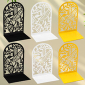 Suport de cărți clasic, clasic, cu flori de păsări, pentru decorarea raftului, capete de cărți din metal rezistent, cadou pentru suport pentru cărți de familie.