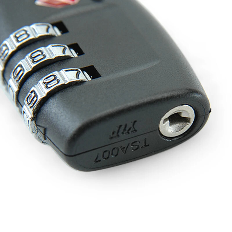 TSA užraktai Smart 3 pozicijų atstatomas kombinuotas užraktas kelioniniam bagažui lagaminui nuo vagystės kodas pakabinamas spynos muitinės slaptažodžio užraktas