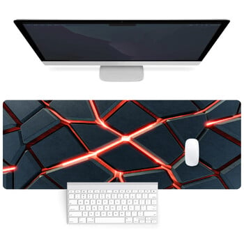 Πληκτρολόγιο Cool Geometric Stripes Mouse Pad Desk Mat, 3D Gaming Mouse Pad για σαλόνι και υπνοδωμάτιο, διακόσμηση σπιτιού για παίκτες, δώρο