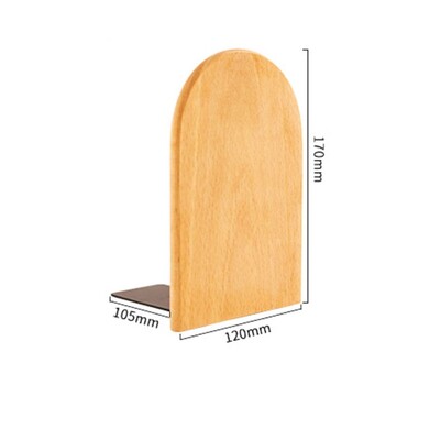 Държач за дисплей Природни дървени книгоразделители Буков орех Органайзер за бюро Настолна рафт за книги INS Проста стойка за книги Минимализъм