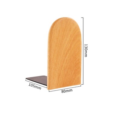 Държач за дисплей Природни дървени книгоразделители Буков орех Органайзер за бюро Настолна рафт за книги INS Проста стойка за книги Минимализъм