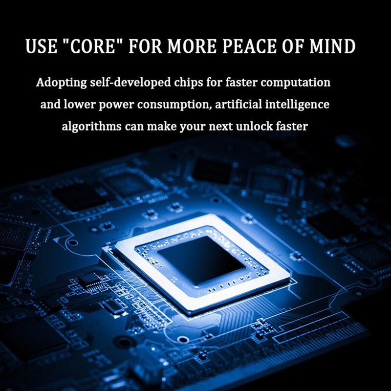 Pirkstu nospiedumu skapja slēdzene Viedā atvilktņu slēdzene 0,8 s ātri atbloķējama biroja/mājas koka skapja atvilktņu glabāšanai