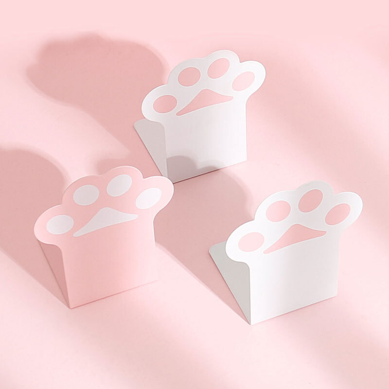 2 tk Creative Cat Paw raamatuhoidjad Kawaii libisemisvastane raamatukorraldaja lauaarvuti raamatutugi Korea kirjatarvete koolitarbed