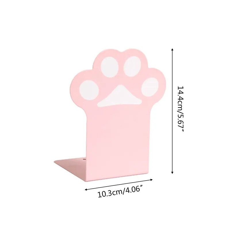 2 tk Creative Cat Paw raamatuhoidjad Kawaii libisemisvastane raamatukorraldaja lauaarvuti raamatutugi Korea kirjatarvete koolitarbed