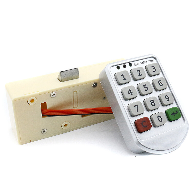 Интелигентна ключалка за чекмедже с парола Малък шкаф за съхранение Електронна ключалка Шкаф за обувки Тенекиен шкаф Заключване на врата