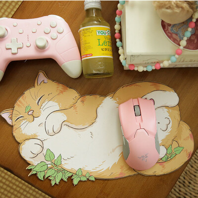 Kawaii mačka podloga za miš Djevojka slatka književna crtana uredska igračka garnitura Podloge za računalni stol Podebljana neklizajuća vodootporna podloga za tipkovnicu
