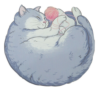 Kawaii mačka podloga za miš Djevojka slatka književna crtana uredska igračka garnitura Podloge za računalni stol Podebljana neklizajuća vodootporna podloga za tipkovnicu