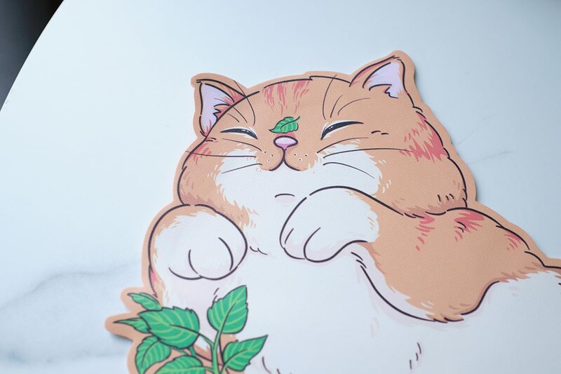 Kawaii mačka podloga za miš Djevojka slatka književna crtana uredska igračka garnitura Podloge za računalni stol Podebljana neklizajuća vodootporna podloga za tipkovnicu