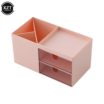 Desktop Organizer School Office Stationery Organizer Desktop Stationery Organizer Εργαλείο αποθήκευσης μεγάλης χωρητικότητας με συρτάρι