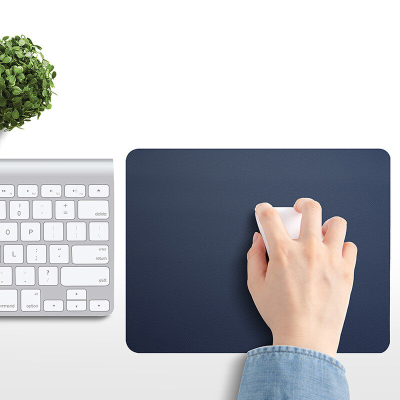 Mouse Pad din piele artificială de culoare solidă