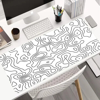 Popularno prodavana velika gaming podloga za miš Gamer Mat Apstraktna umjetnost Računalni jastuk 900x400 Tipkovnica Stol Neklizajuća gumena rubna prostirka