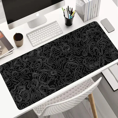 Popularno prodavana velika gaming podloga za miš Gamer Mat Apstraktna umjetnost Računalni jastuk 900x400 Tipkovnica Stol Neklizajuća gumena rubna prostirka