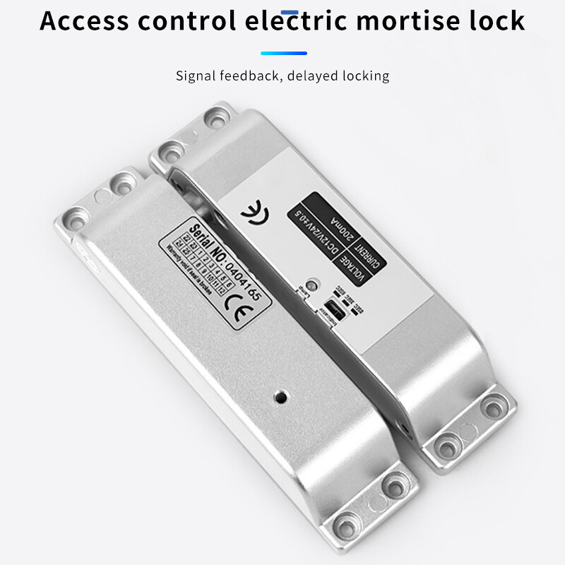 12V ili 24V izloženi električni zasun, drvena vrata, željezna vrata, protupožarna vrata, podešavanje odgode, električna upravljačka brava za kontrolu pristupa