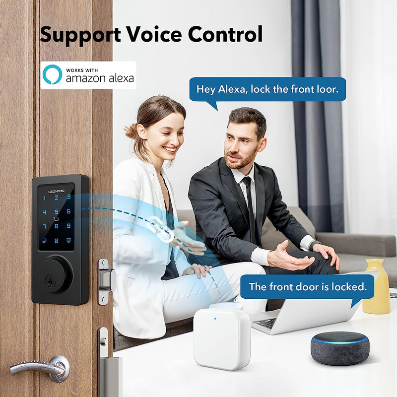 G3 Wired Gateway Hub TTLOCK APP Smart Door Lock Bridge Bluetooth към Wi-Fi Remote Unlock Converter Гласово управление за Alexa Google