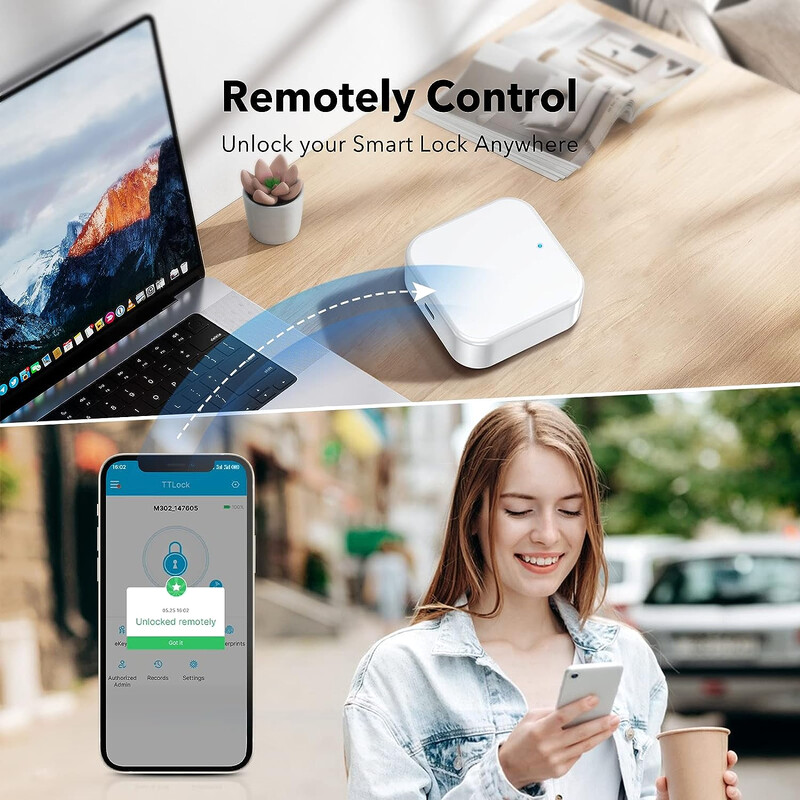 G3 Wired Gateway Hub TTLOCK APP Smart Door Lock Bridge Bluetooth към Wi-Fi Remote Unlock Converter Гласово управление за Alexa Google