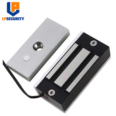 12V 60kg elektroninis elektrinis magnetinis užraktas, saugus EM spynos elektromagnetinės laikymo jėgos, skirtos patekti į duris