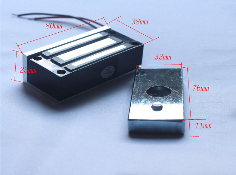 12V 60kg Elektronička električna magnetska brava sigurna od kvara EM brave Elektromagnetska sila zadržavanja za pristup ulaznim vratima