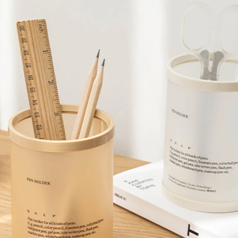 Cilindrinis nuimamas stalinis rašiklio laikiklis Biuro priedai Rašiklio stovas Stalinis laikiklis Biuro organizacija