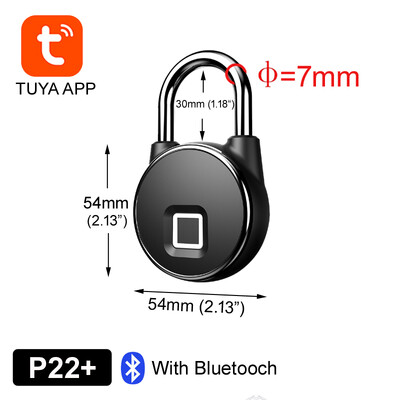 Tuya Smart Home Fingerprint Lock Bluetooth Fingerprint Катинар Брава за врати IP65 Водоустойчиви безключови USB акумулаторни домашни брави