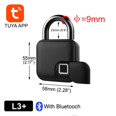 Tuya Smart Home Fingerprint Lock Bluetooth Fingerprint Катинар Брава за врати IP65 Водоустойчиви безключови USB акумулаторни домашни брави