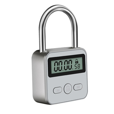 Daugiafunkcis vandeniui atsparus Smart Time Lock LCD ekranas Kelioninis elektroninis laikmatis USB įkrovimas Laikinas laikmačio pakabinamas spyna