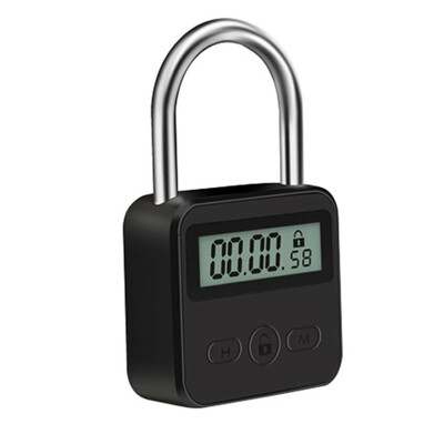 Daugiafunkcis vandeniui atsparus Smart Time Lock LCD ekranas Kelioninis elektroninis laikmatis USB įkrovimas Laikinas laikmačio pakabinamas spyna