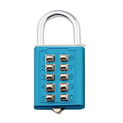 Lacăt cu combinație cu butoane de apăsare din 5 cifre Număr argintiu Bagaj Cod de călătorie Blocare Accesorii de călătorie