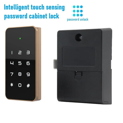 Pieskāriena sensora paroles skapja slēdzene Viedā atvilktņu slēdzene saunas trenažieru zāles skapīša failu skapja glabāšanas skapim Fechadura Digital