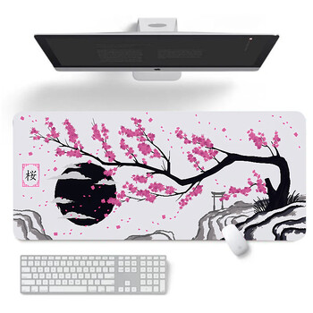 Flowers and Cherry Blossoms Mouse Pad Μεγάλα gaming Laptops Αξεσουάρ Laptop Deskmat Desk Protector Keyboard Mat Mousepad Rgb